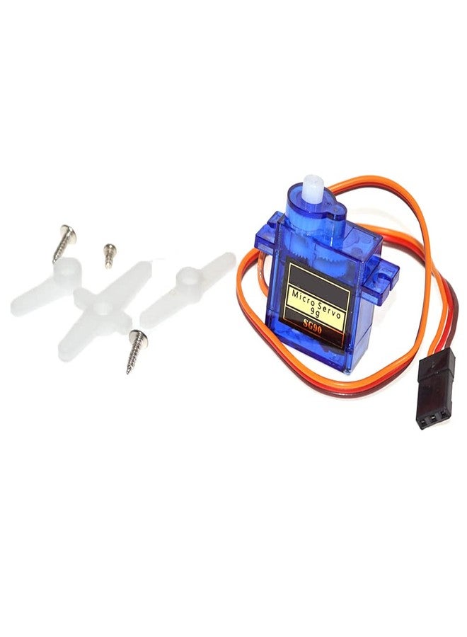 محرك سيرفو DIYables SG90 بزاوية 180 درجة لأردوينو، ESP32، ESP8266، راسبيري باي، قطعتان - Image 2